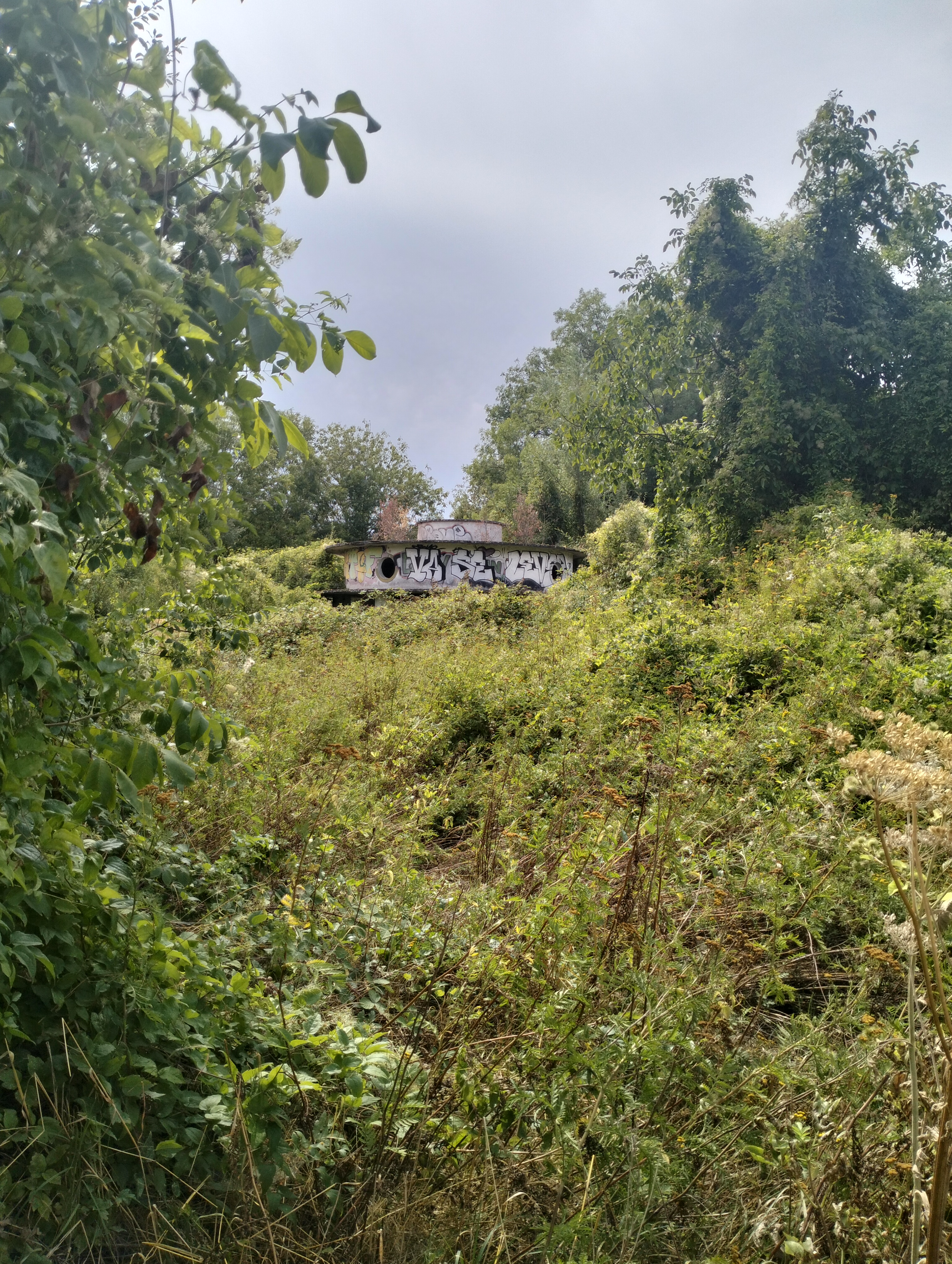Ancienne piscine parc de loisirs — Piscine abandonné en Île-de-France